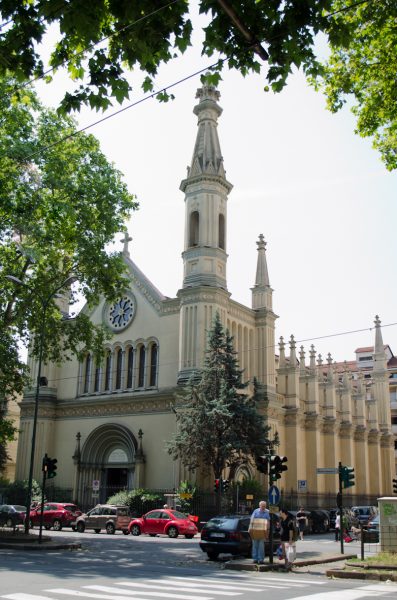 The Waldensian church in Corso Vittorio Emanuele II in Turin