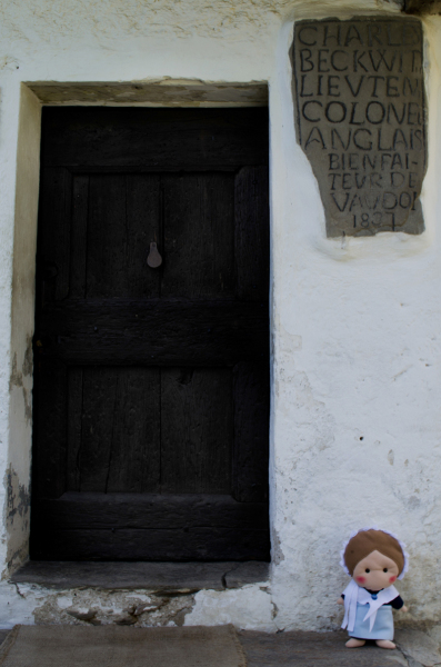 The door of the Odin-Bertot little school