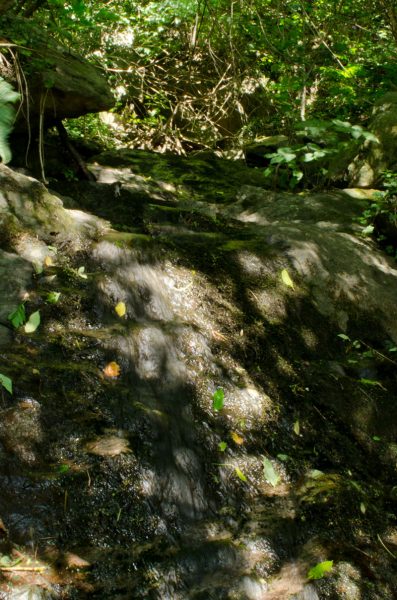 The Vengie stream near the Roccha Filera