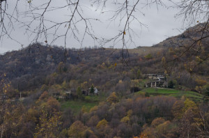 Homes in Arvura viewed from the hamlet Buonanotte