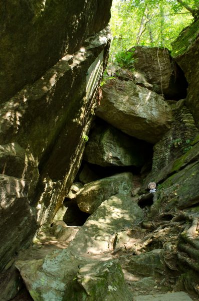 The “Gueiza d’la Tana” (Angrogna, Turin) is a natural cave where it is said that Waldensian people from the Valleys round here used to meet to officiate – in secret – their cult
